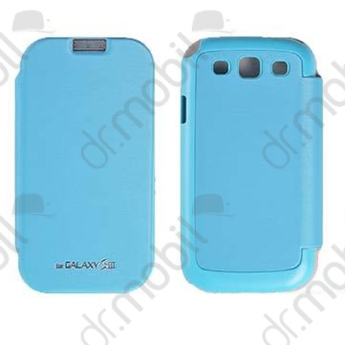 Műanyag telefonvédő Samsung GT-i9301i Galaxy S3 Neo Goospery Techno flip kék