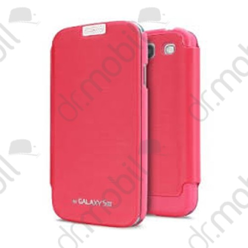 Műanyag telefonvédő Samsung GT-i9301i Galaxy S3 Neo Goospery Techno flip rózsaszín