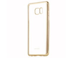 Tok telefonvédő USMAS KIM Series Samsung SM-N930 Galaxy Note 7. átlátszó arany keret