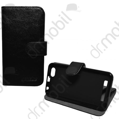 Tok álló bőr Lenovo A2020 (Vibe C) Magnet (flip, oldalra nyíló, asztali tartó funkció) fekete