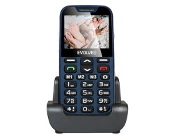 Mobiltelefon Evolveo Easyphone XD EP-600 (fekete) Nagy gomb és kijelző, vészhívó gomb!
