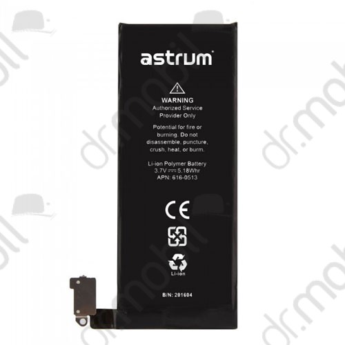 Akkumulátor Apple iPhone 4 1420mAh Li-Polymer (APN független) A73511-B astrum