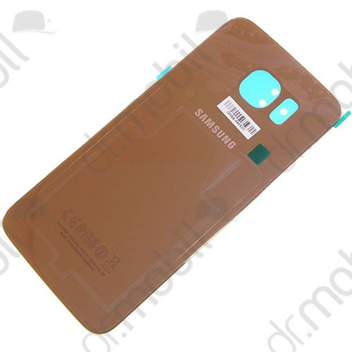 Akkufedél Samsung Galaxy S6 (SM-G920) hátlap arany GH64-04550C (új állapotú bontott)