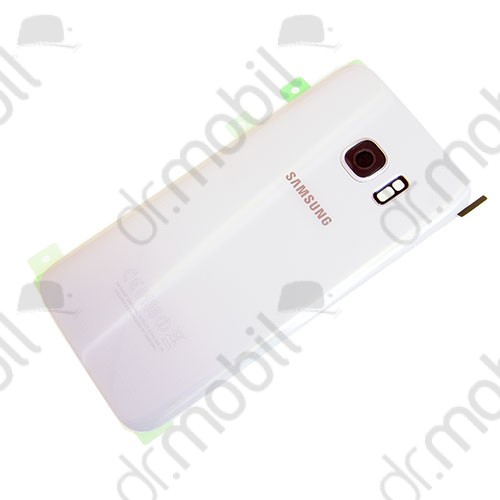Akkufedél Samsung Galaxy S7 (SM-G930) hátlap GH82-11384D fehér