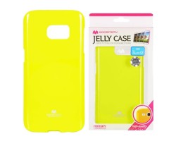 Tok telefonvédő szilikon Jelly Case Mercury Samsung SM-N910C Galaxy Note 4 fényes csillogós neon citrom