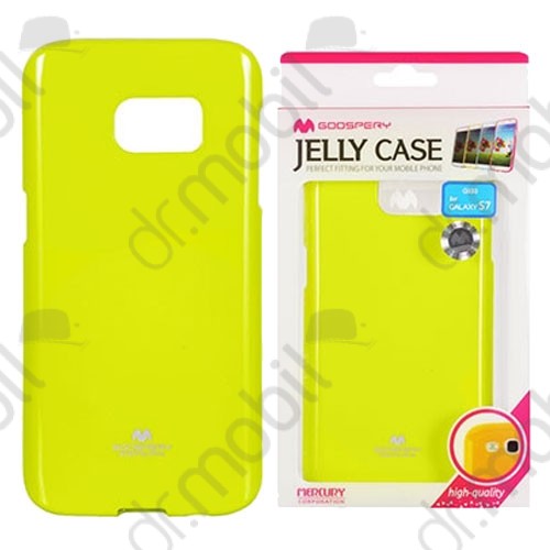 Tok telefonvédő szilikon Jelly Case Mercury Nokia Lumia 630 / 635 fényes csillogós neon zöld