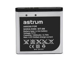 Akkumulátor Nokia 6280 1000mAh Li-ion (BP-6M kompatibilis) astrum A73549-B