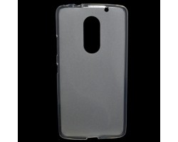 Telefonvédő gumi / szilikon Lenovo Vibe X3 (fényes keret) átlátszó fehér
