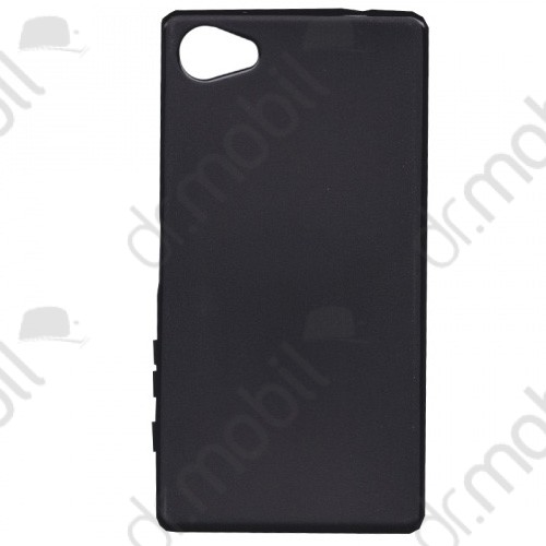 Telefonvédő gumi / szilikon Sony Xperia Z5 Compact (fényes keret) fekete