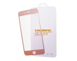 Képernyővédő üveg fólia Apple iPhone 7 / 8 (karcálló, 9H, ultravékony flexibilis) Colorful Tempered Glass rosegold