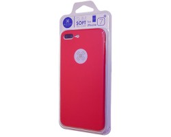 Hátlap tok Apple iPhone 7 Plus Mooke Slim Soft TPU piros