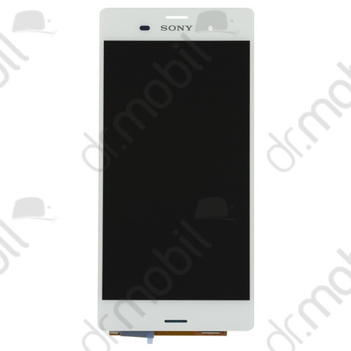LCD kijelző érintőpanel Sony Xperia Z3 (D6603) fehér 