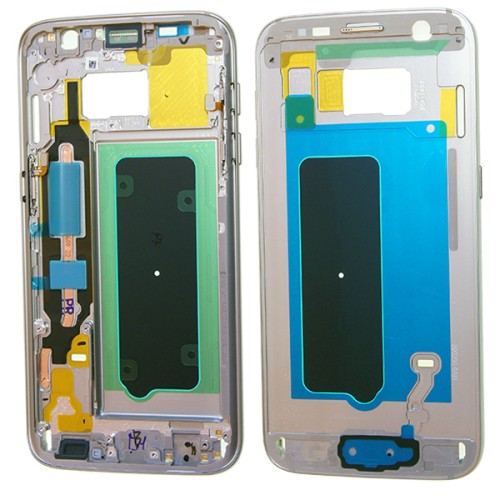 Középső keret Samsung SM-G930 Galaxy S7 arany (gombokkal, antennával)