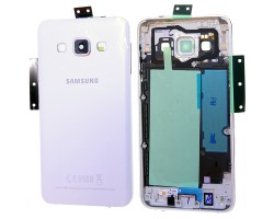Középső keret hátlap Samsung SM-A300 Galaxy A3 fehér (gombokkal, antennával)