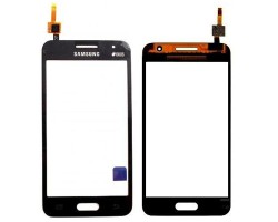 Előlap Samsung SM-G355 Galaxy Core 2 (érintő panellel, DUAL logós) fekete