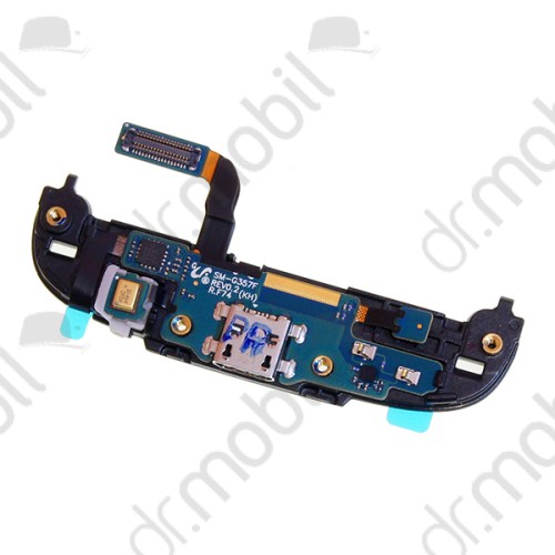 Töltő csatlakozó / rendszercsatlakozó Samsung SM-G357FZ Galaxy Ace 4 LTE (mikrofon, csatlakozó és átvezető kábel)