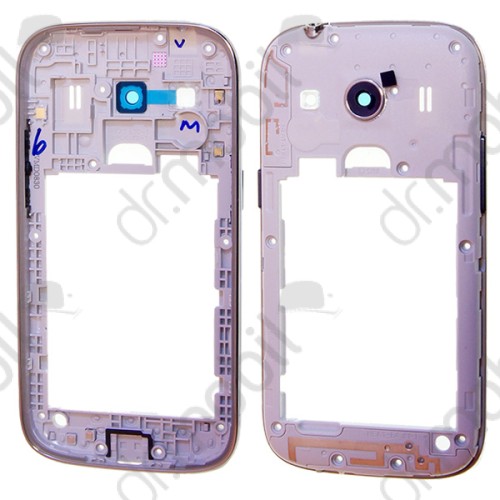 Középső keret Samsung SM-G357FZ Galaxy Ace 4 LTE szürke (gombokkal)