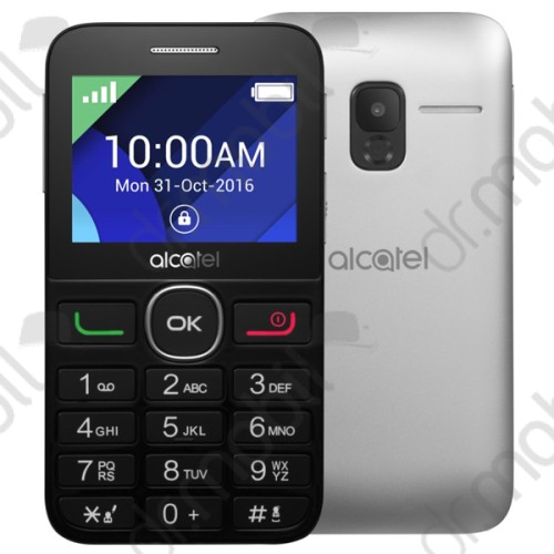 Mobiltelefon készülék Alcatel OT-2008g fekete telefon időseknek