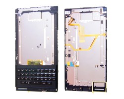 Billentyűzet BlackBerry Priv (panel, átvezető fóliával, kerettel) QWERTZ fekete