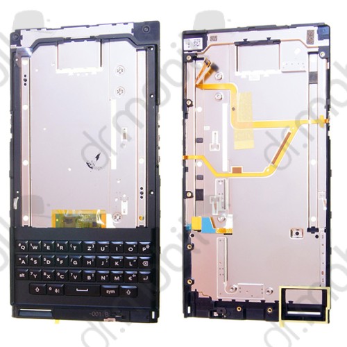 Billentyűzet BlackBerry Priv (panel, átvezető fóliával, kerettel) QWERTZ fekete
