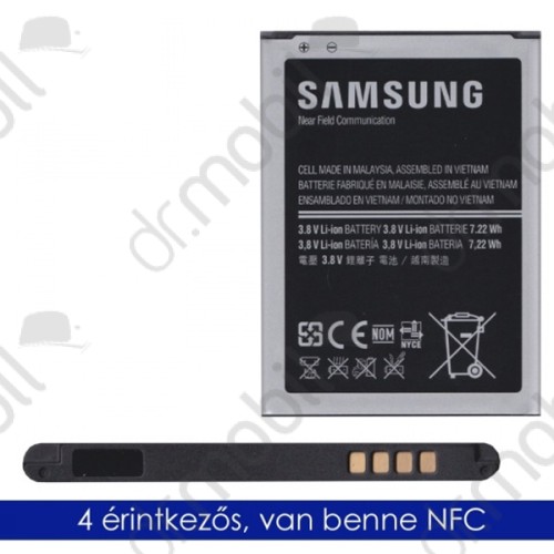 Akkumulátor Samsung GT-I9195 Galaxy S4 mini 1900mAh Li-ion EB-500 NFC (EB-B500BEBEC) cs.n