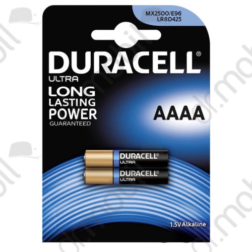 Elem Duracell MX2500/E96/LR8D425 AAAA micro elem - 2 db/csomag