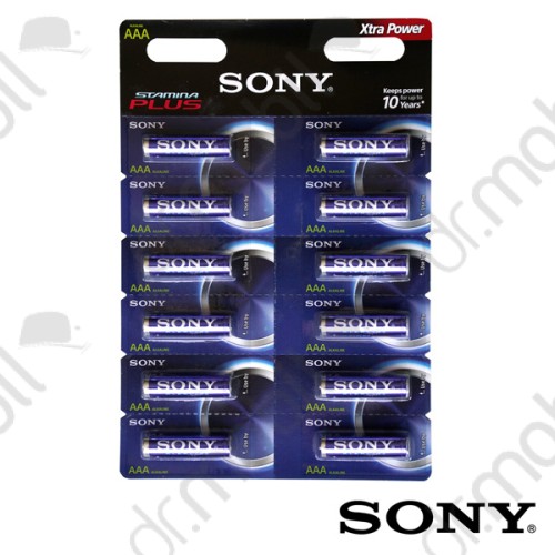 Elem Sony Stamina Plus Alkaline AAA micro elem - 1 db/csomag