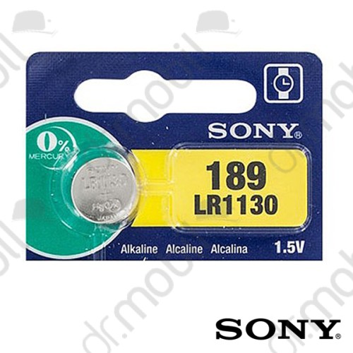 Elem Sony LR1130,189 alkaline gombelem - 1.5V - 1 db/csomag