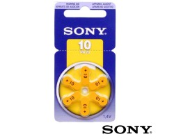 Elem Sony 10-es (PR70) hallókészülék elem 1,4V BL/6 - 1,4V - 6 db/csomag