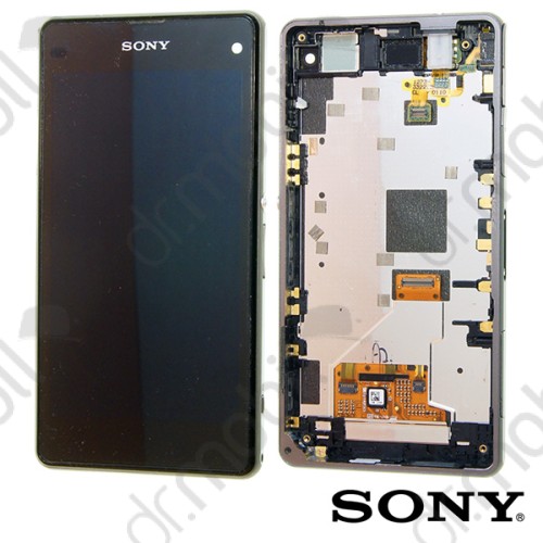 Kijelző érintőpanel Sony Xperia Z1 Compact (D5503) LCD fekete kerettel (bontott)