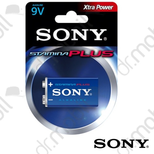 Elem Sony Stamina Plus Alkaline 9V 6AM6 9V 6LF22 elem - 1 db/csomag