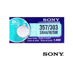 Elem Sony SR44,357,303 Silver Oxide gombelem - 1,55V - 1 db/csomag