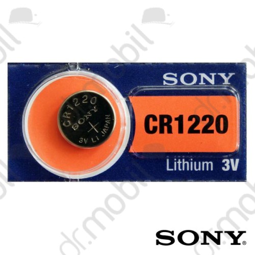Elem Sony CR1220 lithium gombelem - 3V - 1 db/csomag