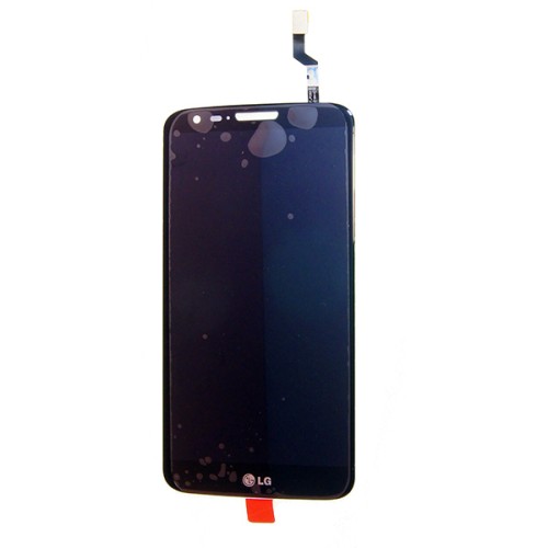 LCD kijelző érintőpanel LG G2 (D802) fekete (keret nélkül)