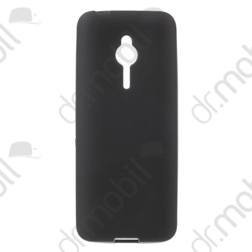 Telefonvédő gumi / szilikon Nokia 230 (fényes keret) fekete