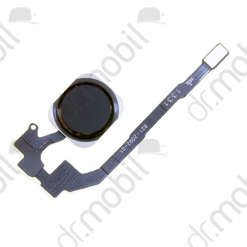 Gomb Apple iPhone 5S /SE home gomb flex átvezető fekete