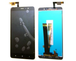 LCD kijelző Xiaomi Redmi Note 3 (érintőpanel, átvezető fóliával) fekete