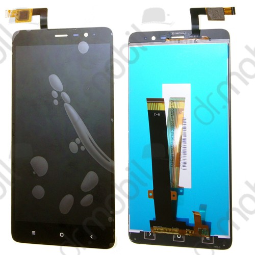 LCD kijelző Xiaomi Redmi Note 3 (érintőpanel, átvezető fóliával) fekete