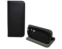 Tok álló bőr Nokia 3310 (2017) kockás magnet (flip, mágneses zár, oldalra nyíló) fekete