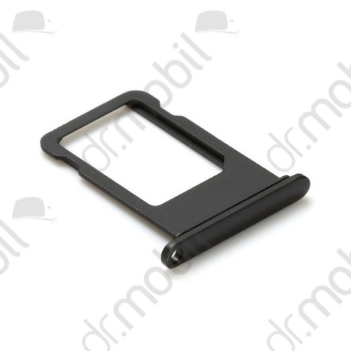 SIM tálca / tartó Apple iPhone 7 fekete matt