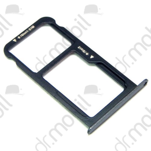 SIM tálca / tartó Huawei P9 lite sim és memóriakártya tartó fekete