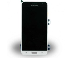 Előlap Samsung SM-J320 Galaxy J3 (2016) éintő + LCD kijelző (érintőkijelző) fehér