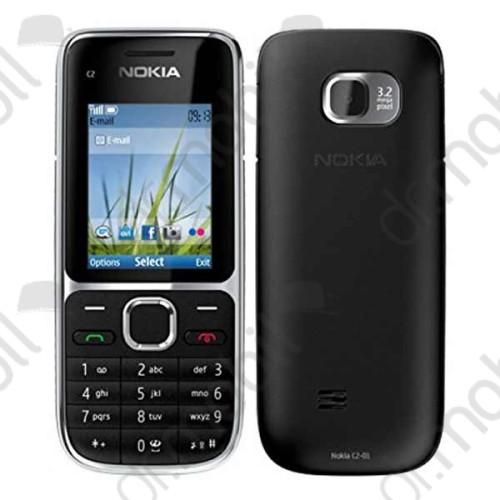 Használt mobiltelefon Nokia C2-01 (új előlappal)