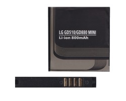 Akkumulátor LG GD510 pop,GD880 Mini 800mAh Li-ion (LGIP-550N/SBPL0100001 kompatibilis)