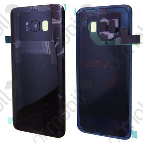 Akkufedél Samsung SM-G955 Galaxy S8 Plus hátlap fekete (Midnight Black)