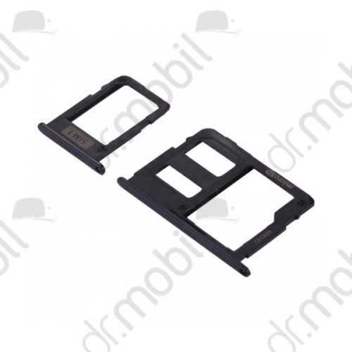 SIM tálca / tartó Samsung Galaxy A6 (2018) SM-A600F sim és memória kártya tartó lila