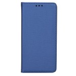 Tok álló bőr Samsung Galaxy A51 (SM-A515F) kockás magnet (flip, mágneses zár, oldalra nyíló, bankkártya tartó) kék