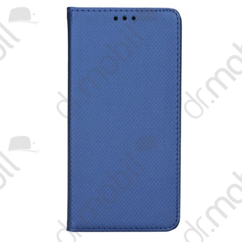 Tok álló bőr Xiaomi Redmi 5A kockás magnet (flip, mágneses zár, oldalra nyíló, bankkártya tartó) kék
