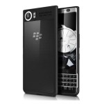 Hátlap tok BlackBerry Keyone DTEK70 hybrid TPU plexi hátlap - fekete gumis kerettel