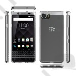 Hátlap tok BlackBerry Keyone DTEK70 plexi hátlap - átlátszó gumis kerettel
